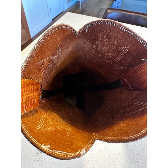 1970’s Levi’s Orange Tab Women's Size 10 Vintage Leather Cowboy Western Boots - Picture 4 of 9